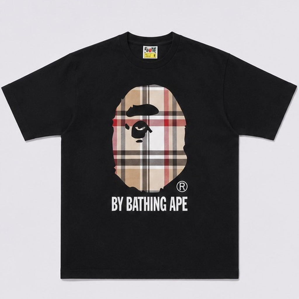 BAPE T-Shirt Black Check - front