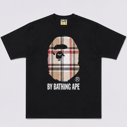 BAPE T-Shirt Black Check - front