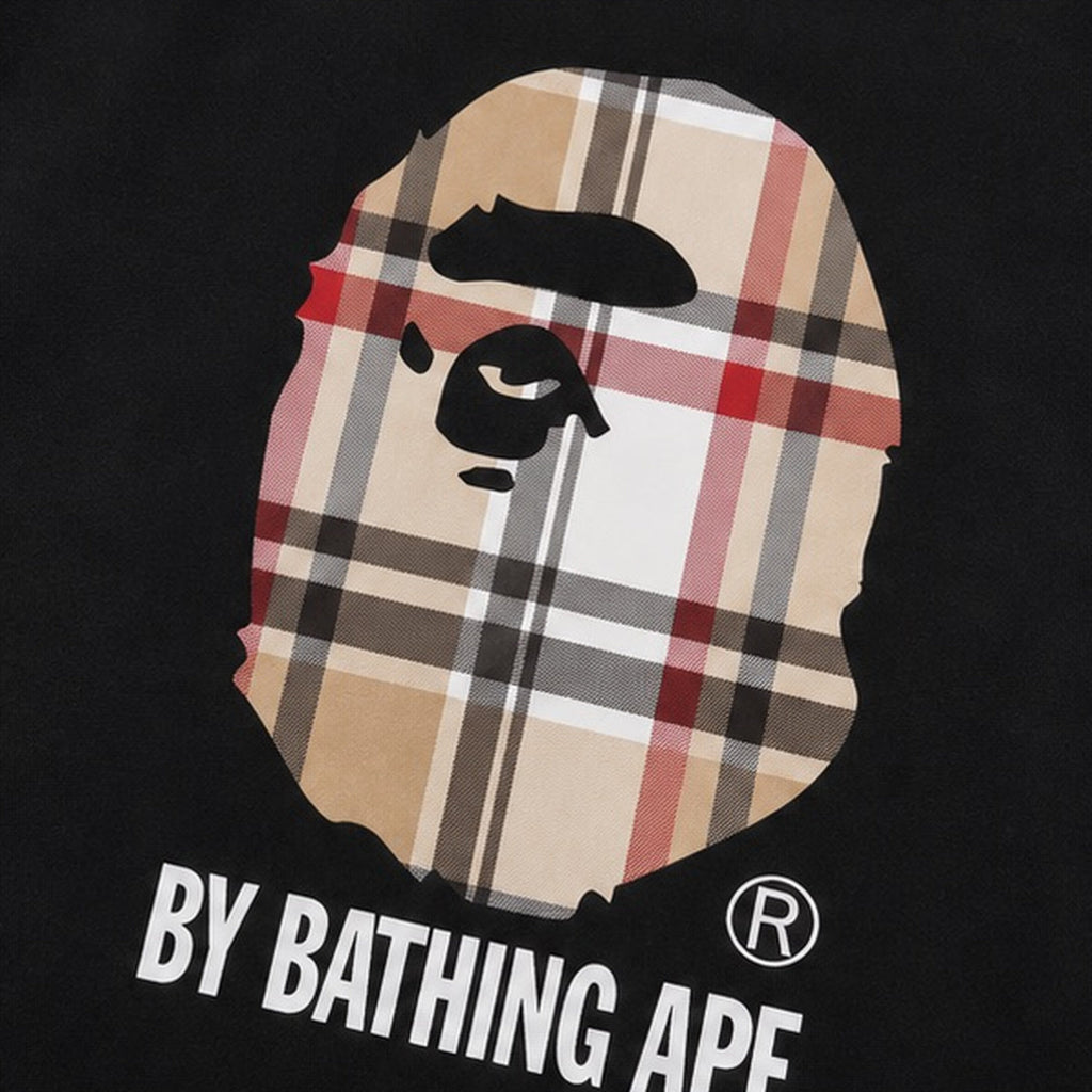 BAPE T-Shirt Black Check - print detail