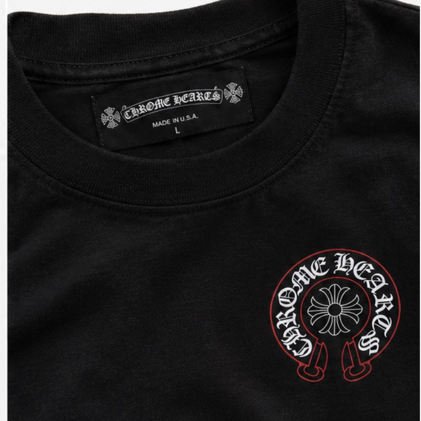 Chrome Hearts T-Shirt Black - label
