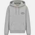Dior CD Icon Hoodie Grey - front