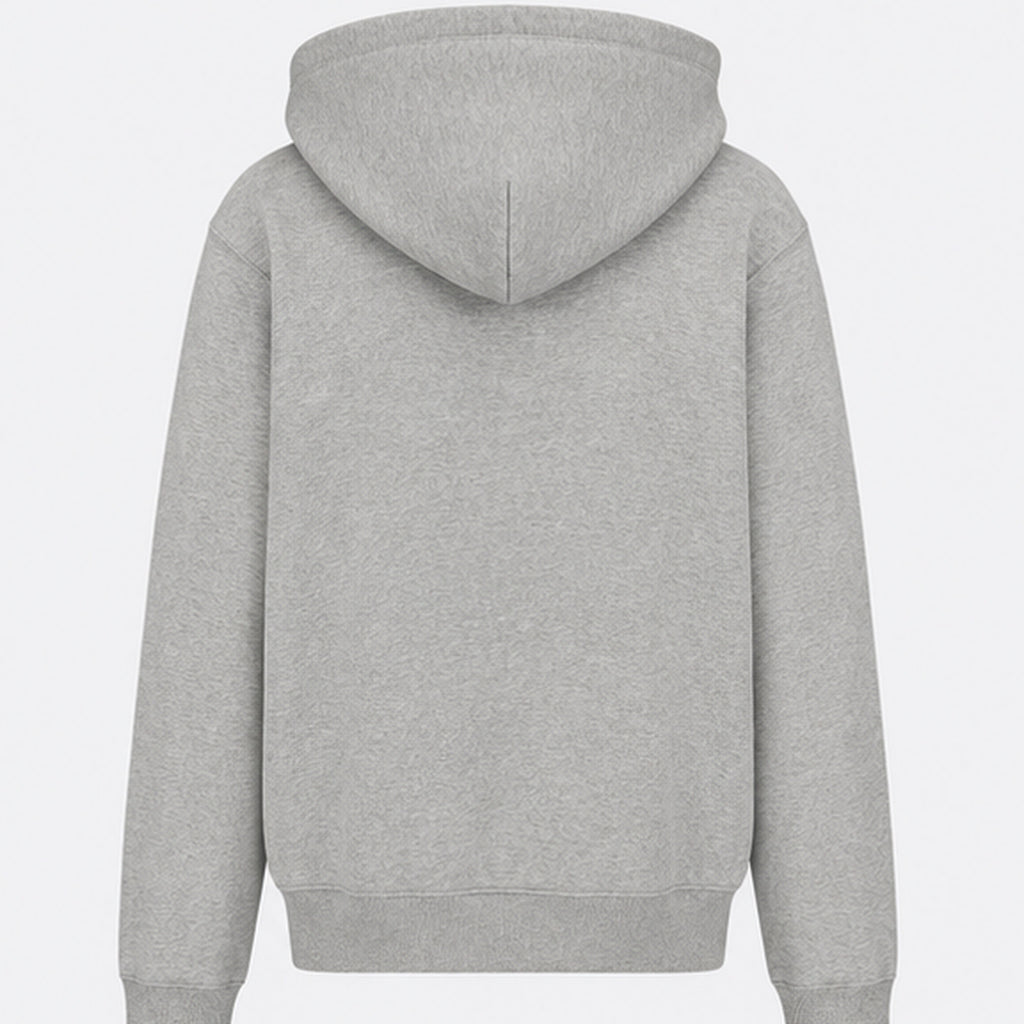 Dior CD Icon Hoodie Grey - back