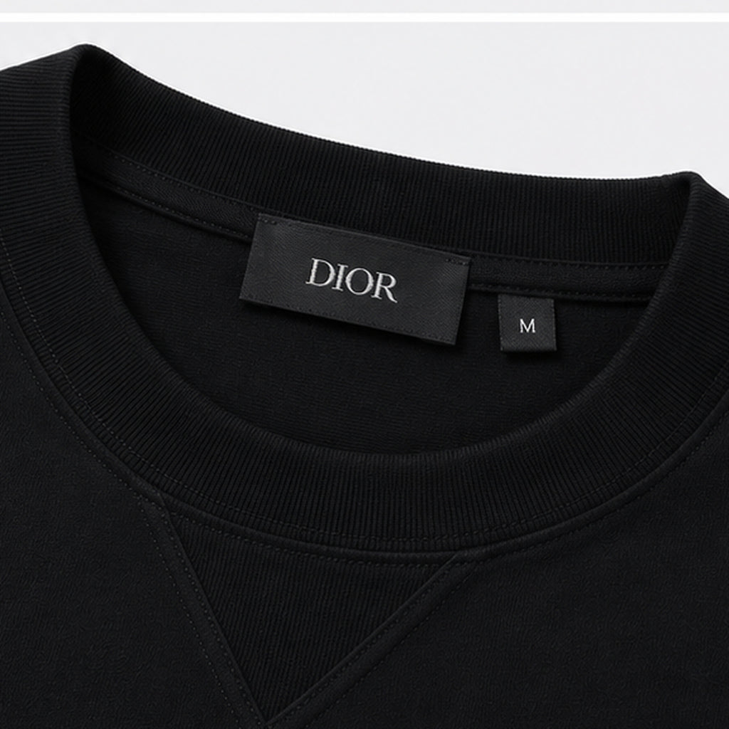 Dior Christian Dior Paris T-Shirt Black - neck label