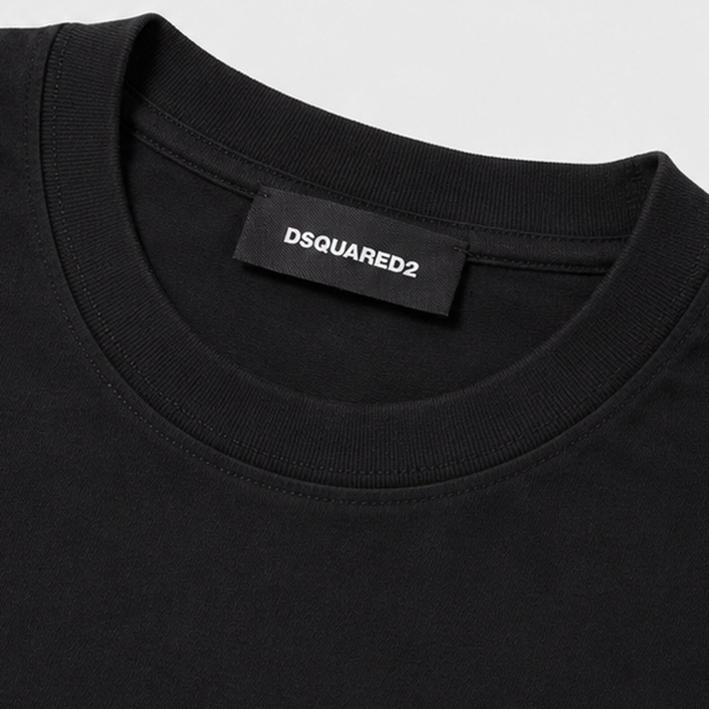Dsquared2 Bear T-Shirt Black - neck label