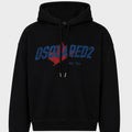 Dsquared2 Logo Hoodie Black - front