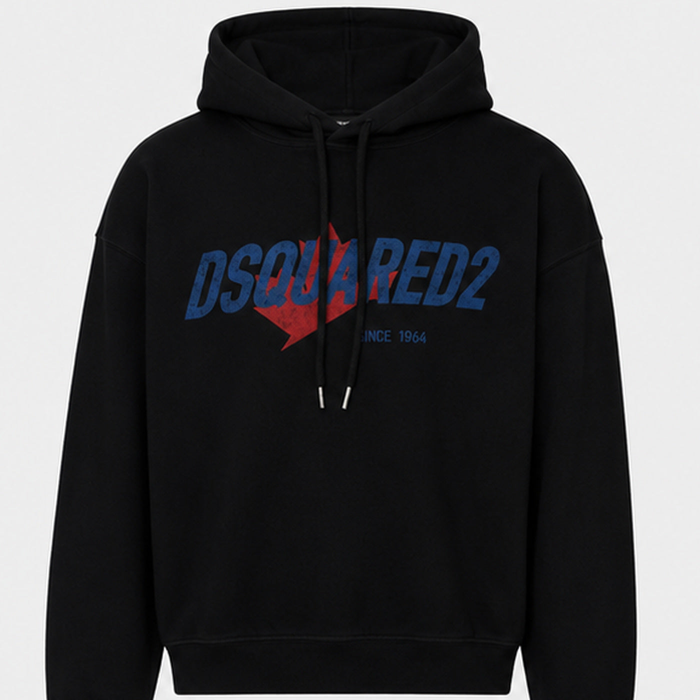 Dsquared2 Logo Hoodie Black - front