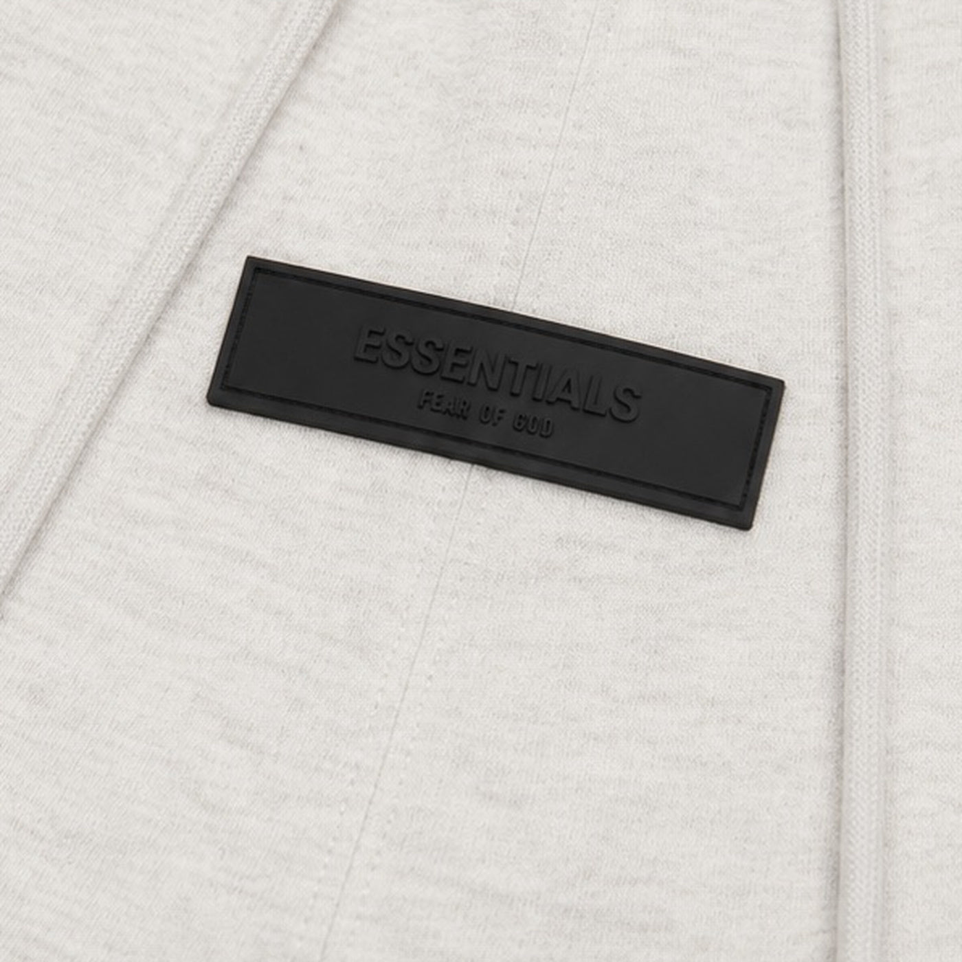 Fear of God Essentials Shorts Oatmeal - label