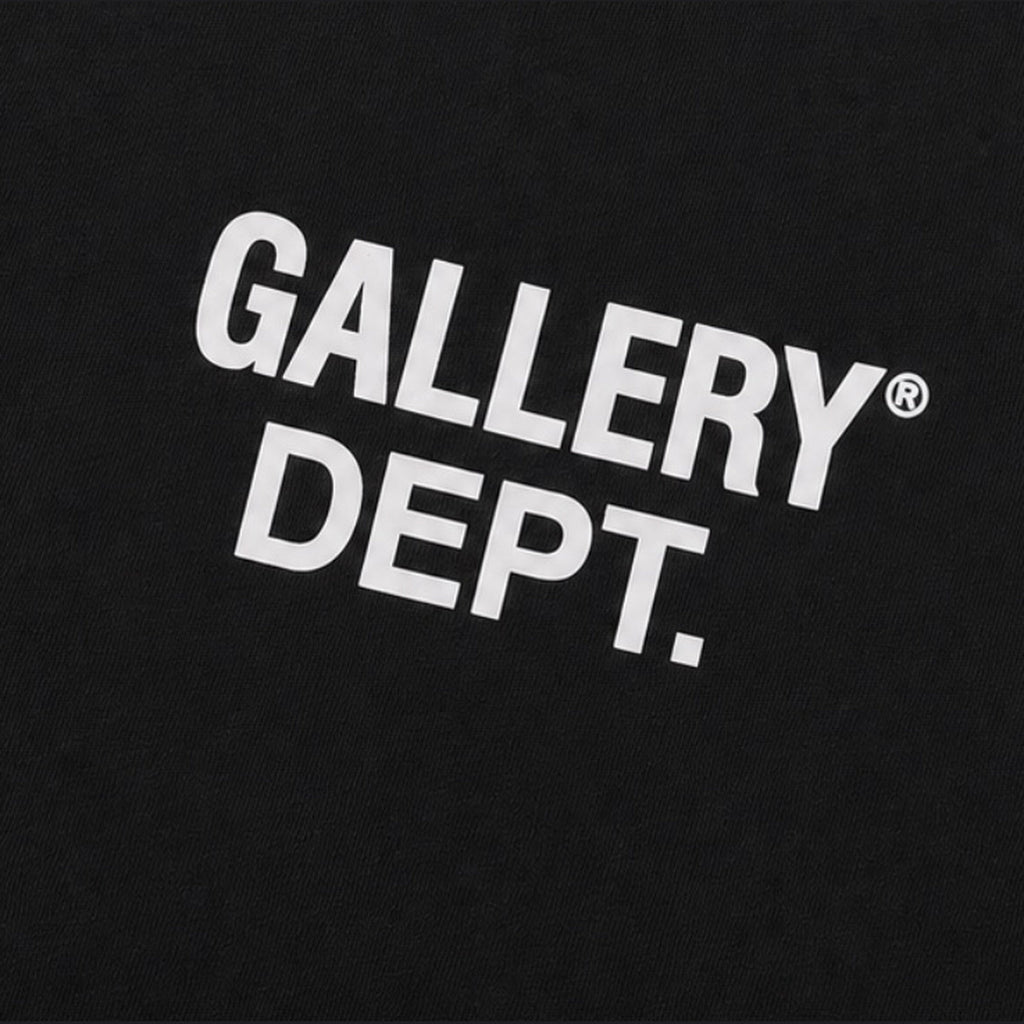 Gallery Dept. T-Shirt Black - print detail