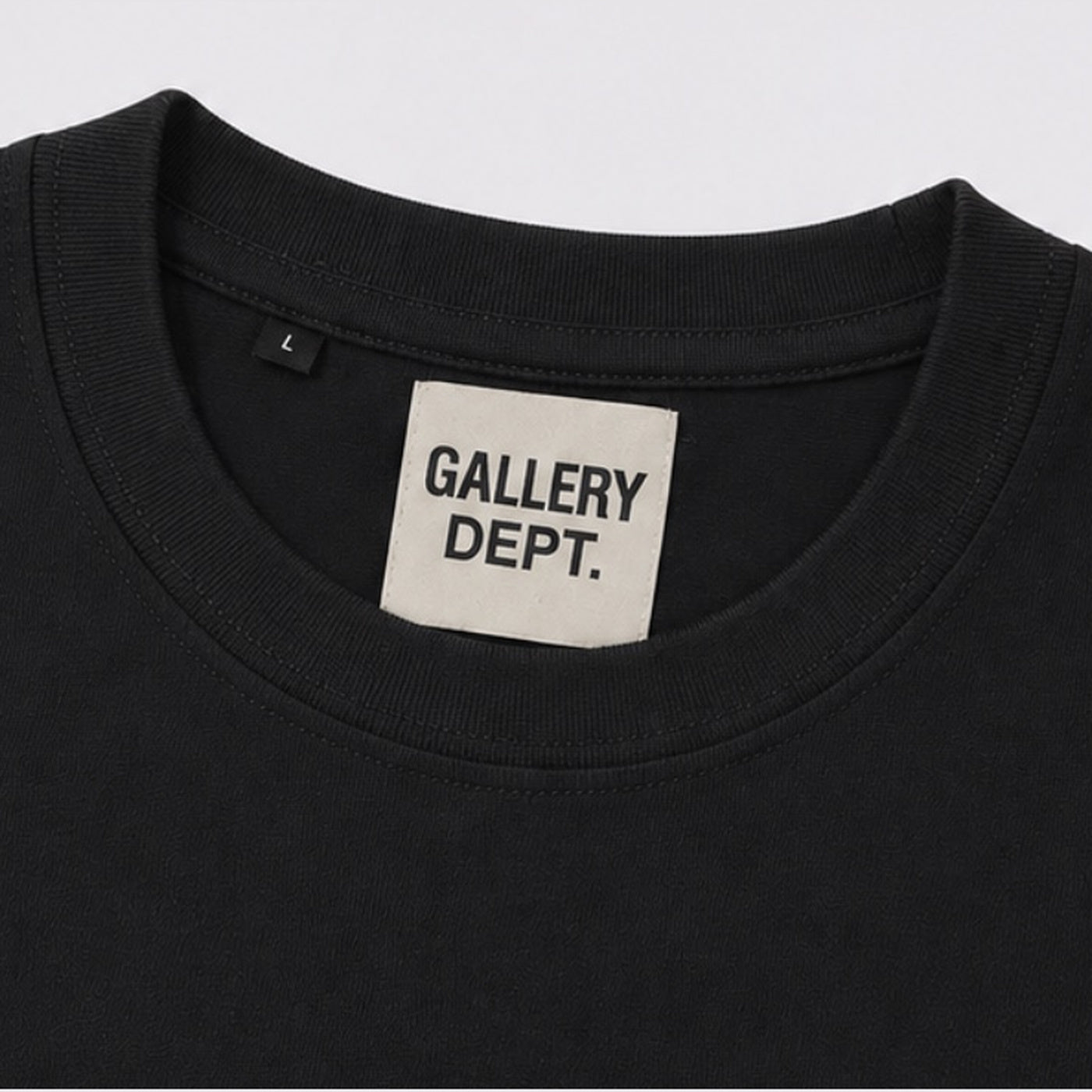 Gallery Dept. T-Shirt Black - label