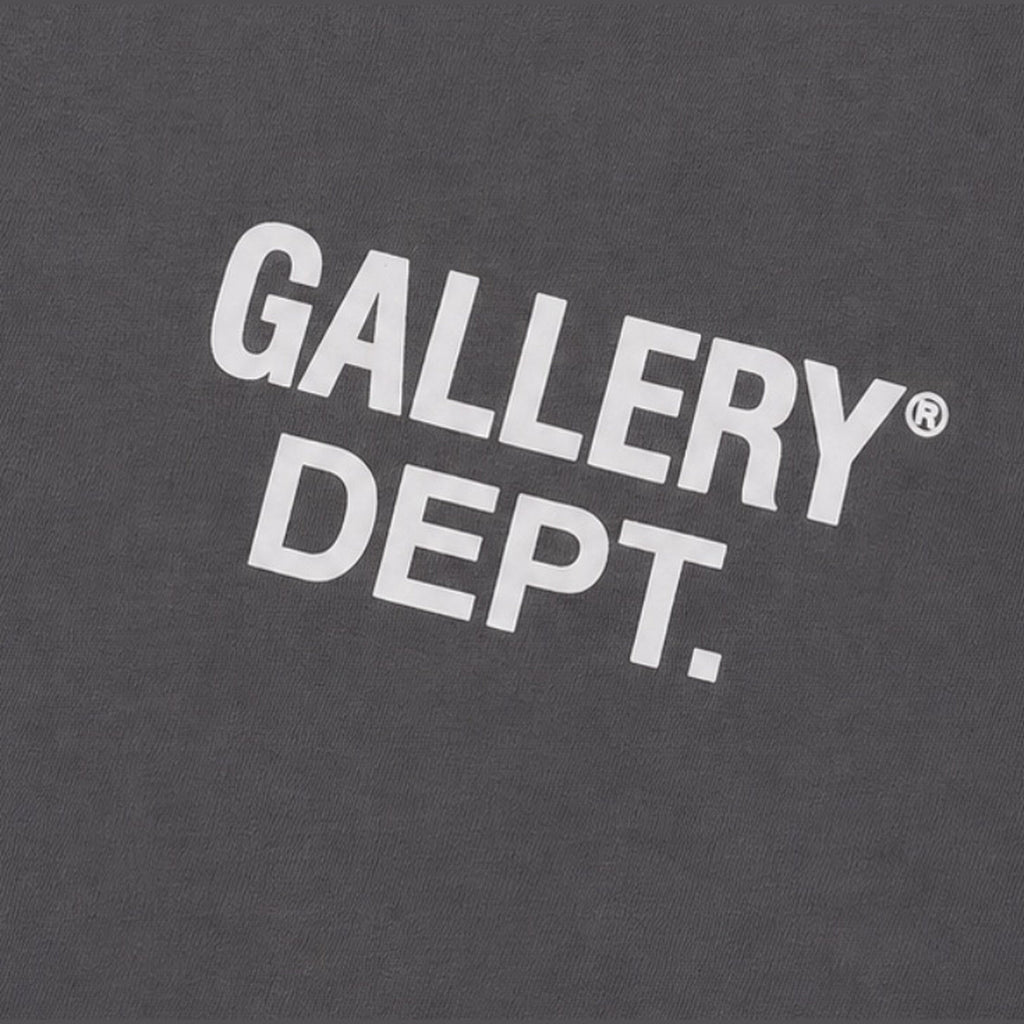 Gallery Dept. T-Shirt Charcoal - print detail