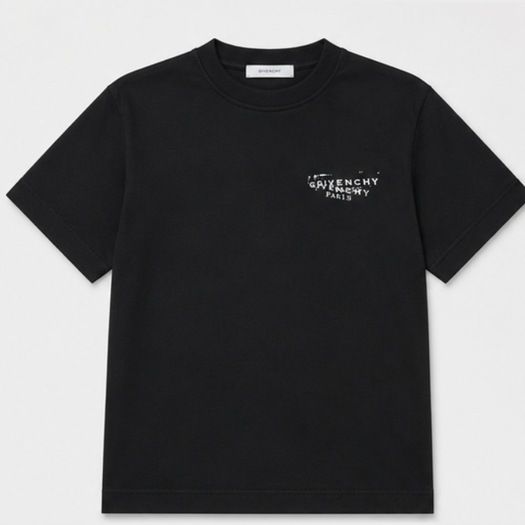 Givenchy Paris Logo T-Shirt Black - front