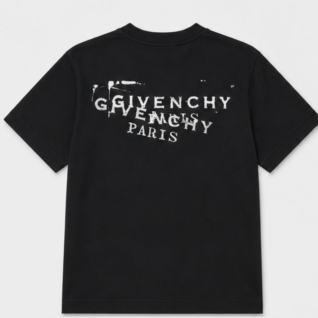 Givenchy Paris Logo T-Shirt Black - back