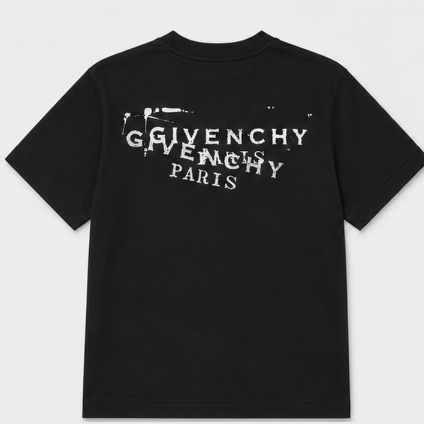 Givenchy Paris Logo T-Shirt Black - back