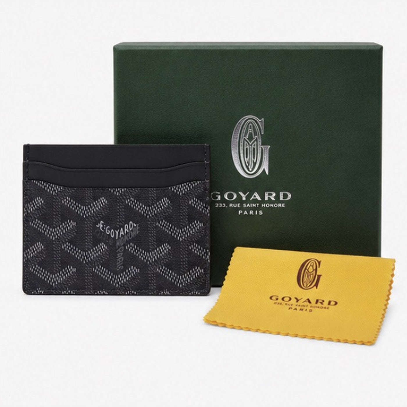 Goyard Card Holder Black - with box