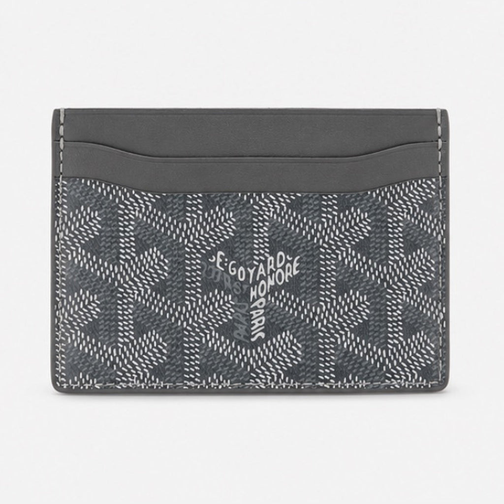 Goyard Card Holder Grey - front