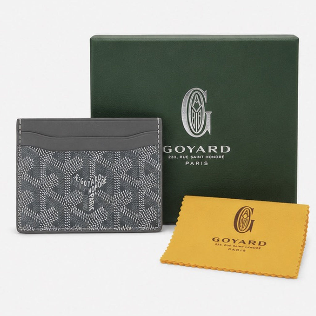 Goyard Card Holder Grey - with box
