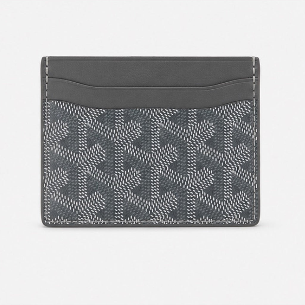 Goyard Card Holder Grey - back