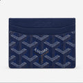 Goyard Card Holder Navy - front