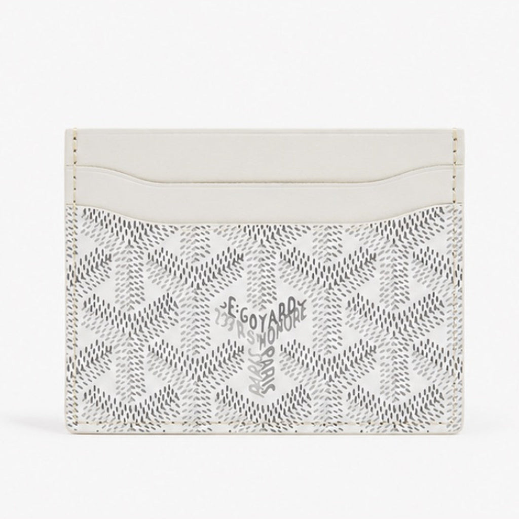 Goyard Card Holder White - front