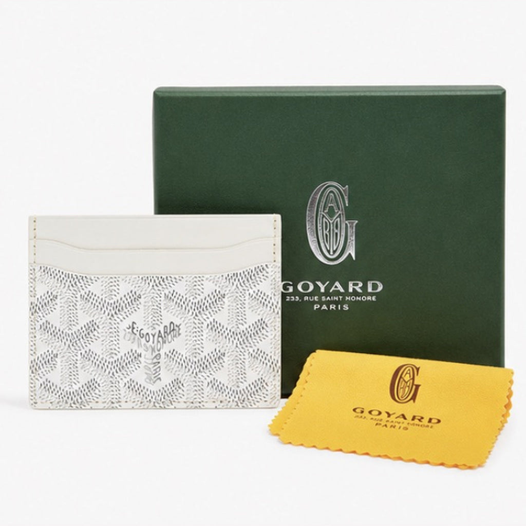 Goyard Card Holder White - with box