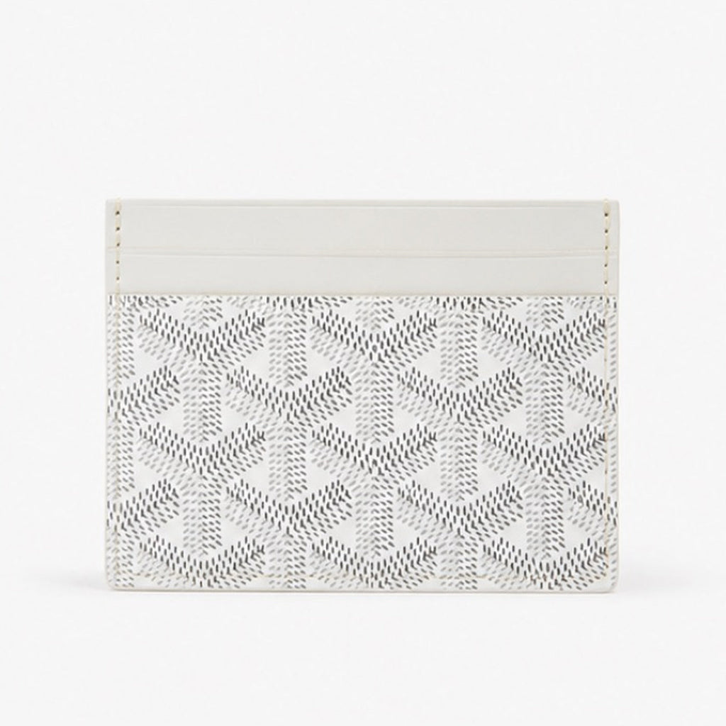 Goyard Card Holder White - back