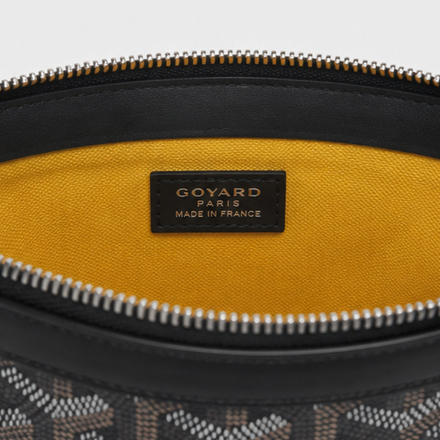Goyard Senat Pouch Black - interior