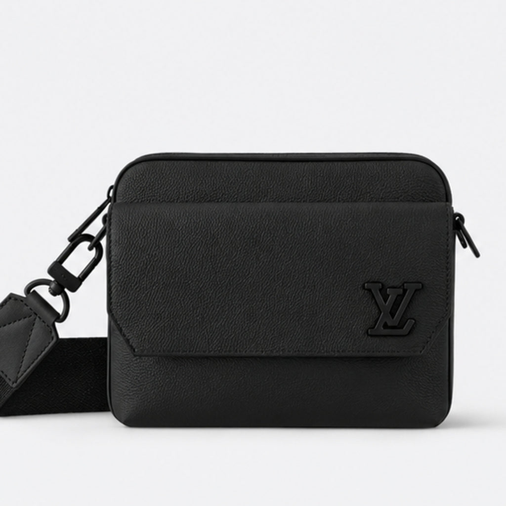 Louis Vuitton Fastline Messenger Black - front