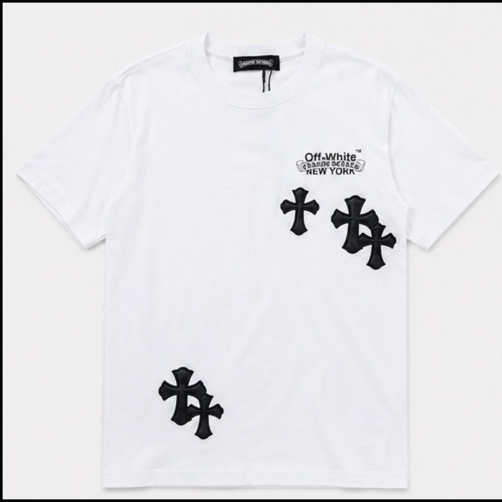 Off-White x Chrome Hearts T-Shirt White - front