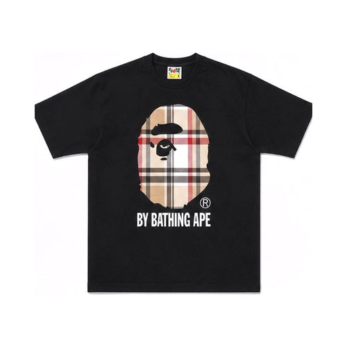 BAPE T-Shirt Black Check - front