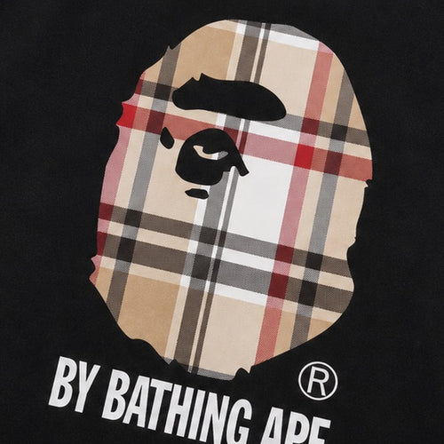 BAPE T-Shirt Black Check - print detail