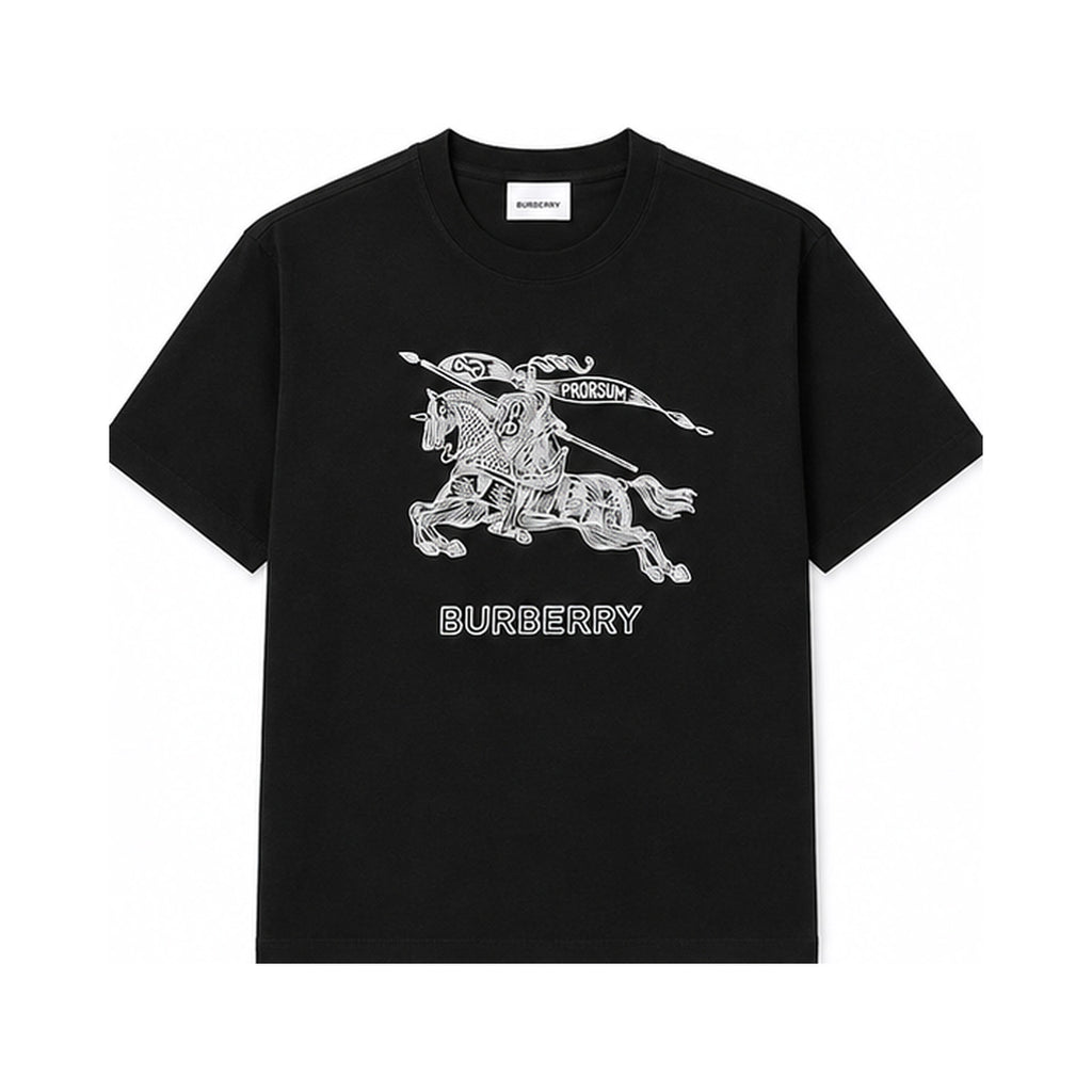 Burberry EKD Embroidered T-Shirt Black - front