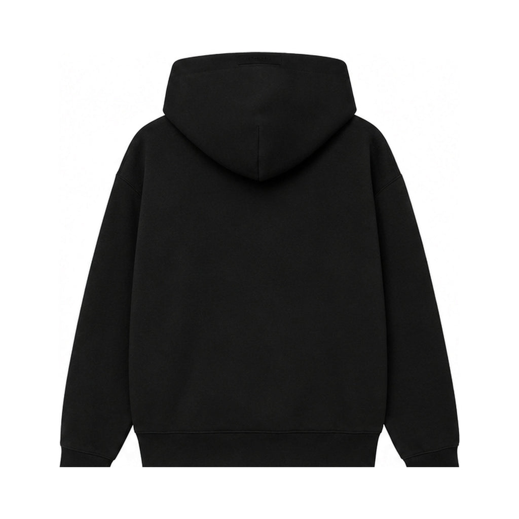 Fear of God Essentials Hoodie — Black, отзад