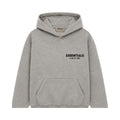 Fear of God Essentials Hoodie Dark Heather - front