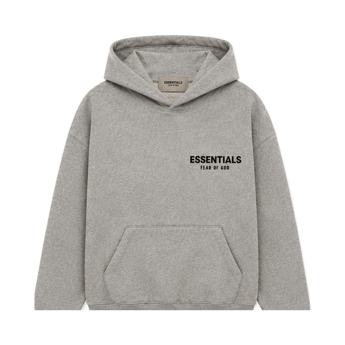Fear of God Essentials Hoodie Dark Heather - front