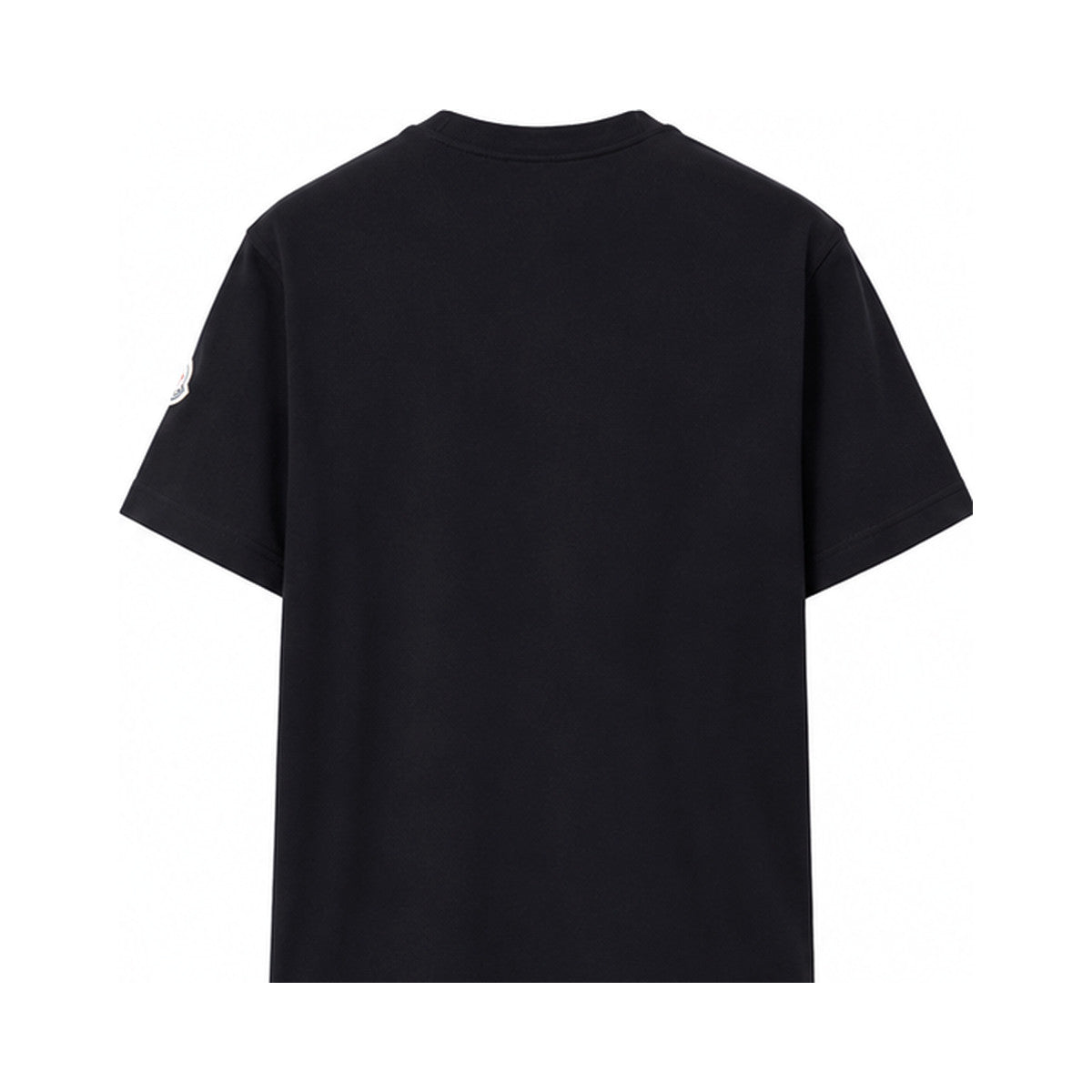 Moncler Tricolour Patch T-Shirt Black - back